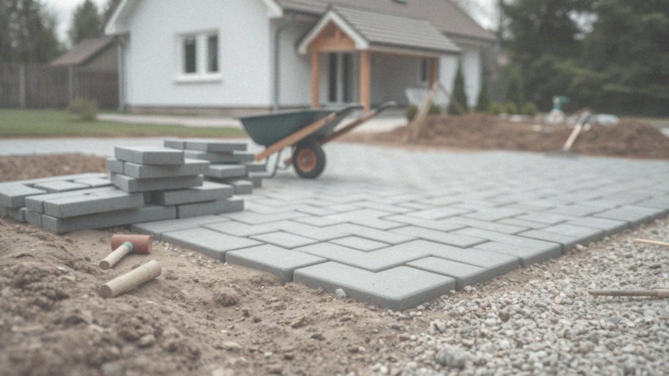 Jakie są ważne kroki w procesie układania kostki brukowej?