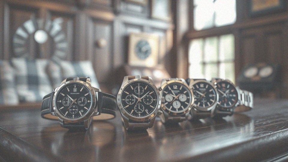 Jakie są popularne marki zegarków męskich z chronografem?